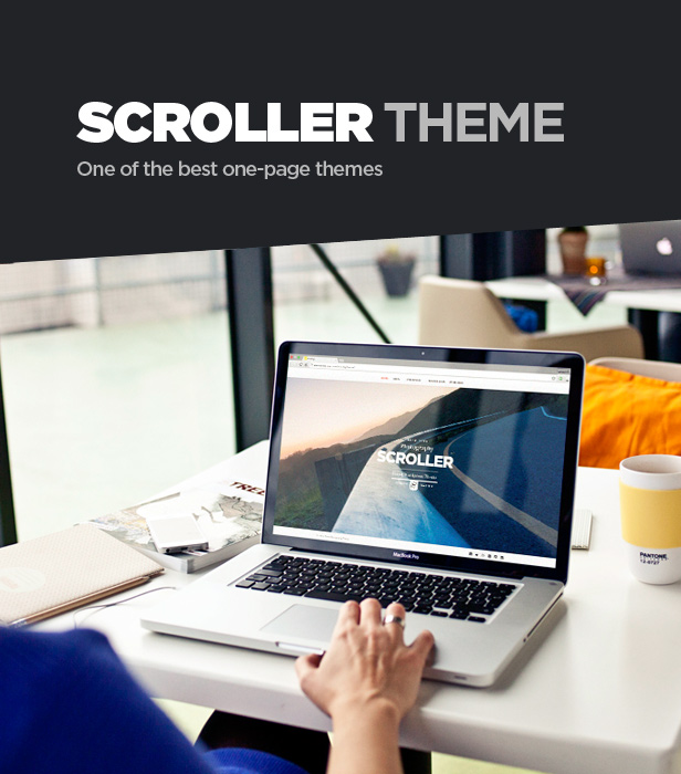 Scroller - Photography One Page Multi-page WordPress Theme Nulled