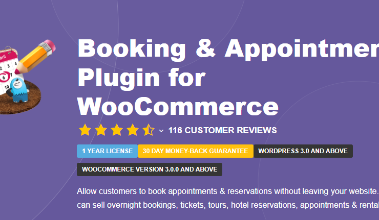 Booking & Appointment Plugin for WooCommerce Nulled