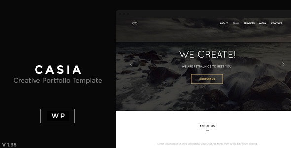 Casia v1.35 - Minimal Clean WordPress Theme