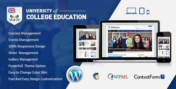 University - Education Responsive WordPress Theme