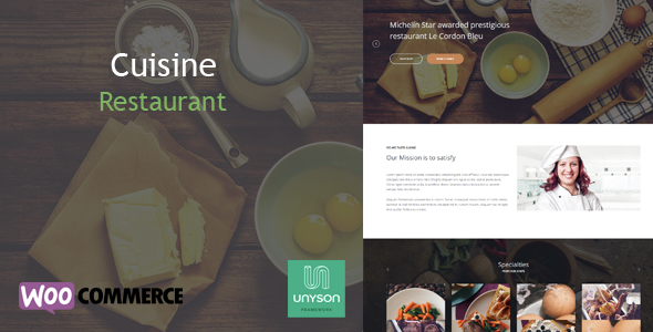 Cuisine - Restaurant WordPress Theme v1.1