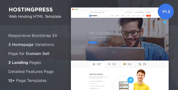 HostingPress - Web Hosting HTML Template v1.2