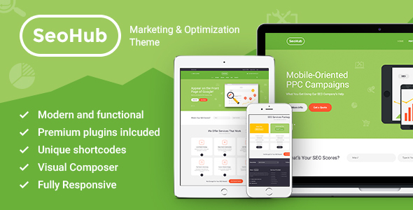 SEOHub - SEO & Marketing WordPress Theme v1.5