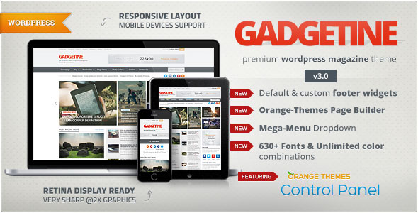 Gadgetine v3.0.7 - WordPress Theme for Premium Magazine