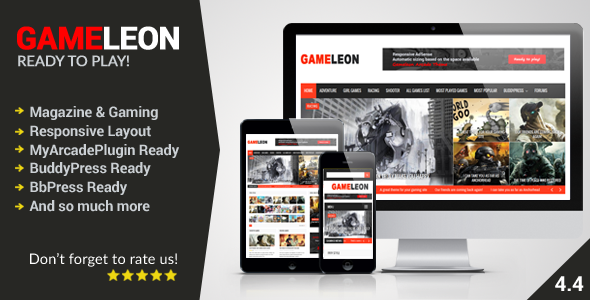 Gameleon - WordPress Magazine & Arcade Theme v4.5