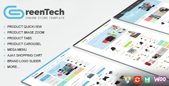 GreenTech - Shopping Responsive WooCommerce Theme v1.0.6