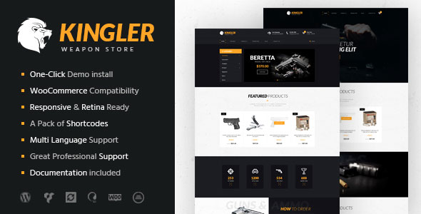 Kingler - Weapon Store & Gun Training Theme v1.0