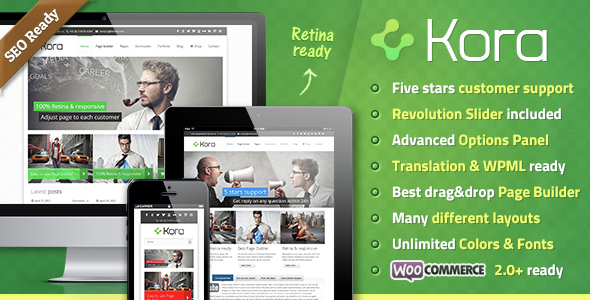 Kora v1.3.1 - Themeforest Premium WordPress Theme