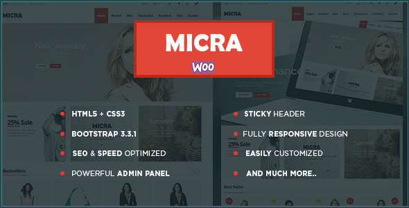 Micra - Multipurpose WooCommerce Theme v1.4