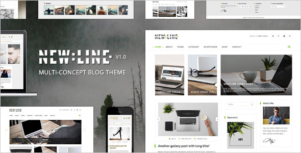 NewLine - Multi-Concept WordPress Blog Theme + RTL