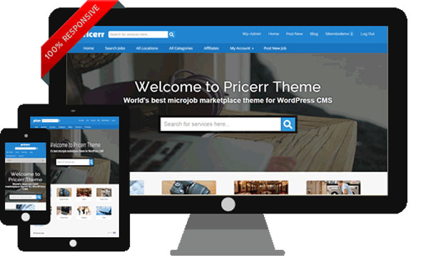 Pricerr - Sitemile Microjob Sites Theme v3.1.9