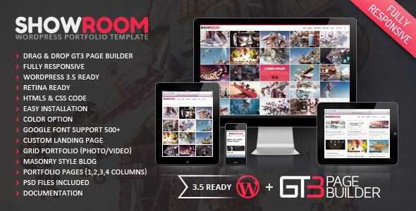 Showroom - Portfolio Retina Ready WP Theme v1.7