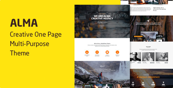 Alma - Parallax One Page Multi-Purpose Theme v1.1.19