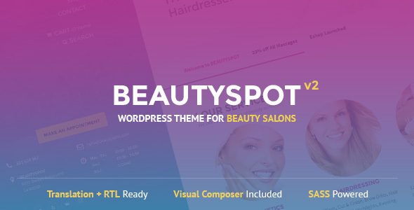 BeautySpot - WordPress Theme for Beauty Salons v2.2.6