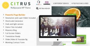 Citrus v2.2 - Creative One Page Multi-Purpose Theme