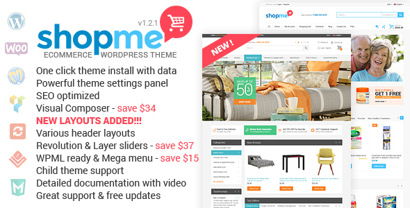 ShopMe - Woocommerce WordPress Theme v1.2.7