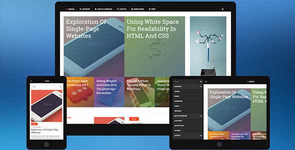 DW ARGO - Responsive WordPress Theme for Magazine v1.0.12