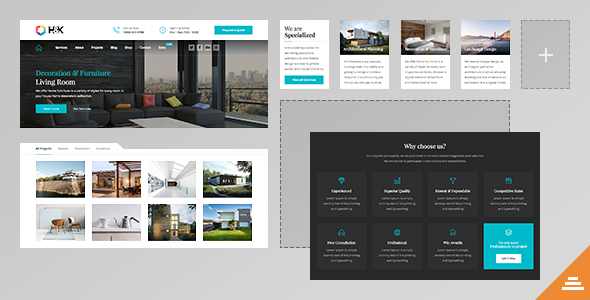 Hnk - Business and Architecture WordPress Theme v1.0