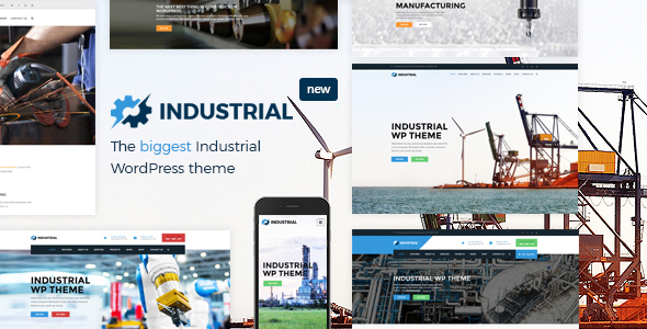 Industrial - Manufacturing WordPress Theme v1.1.0