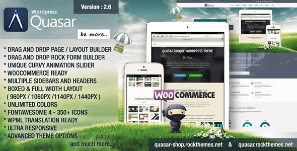 Quasar - Wordpress Theme with Animation Builder v2.6