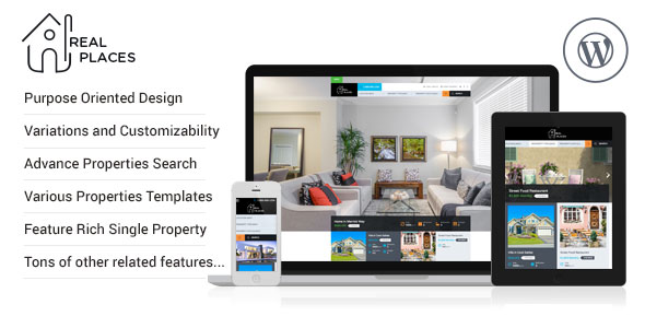 Real Places v1.4.0 - Responsive WordPress Real Estate Theme