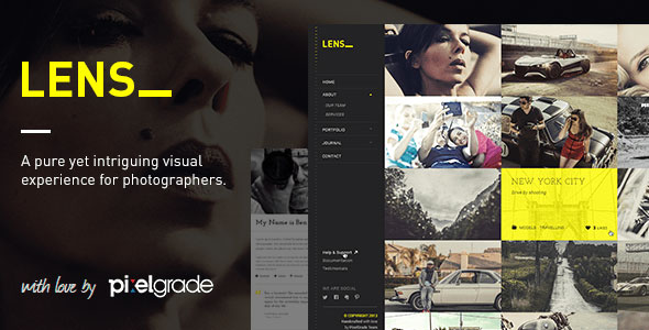 LENS - An Enjoyable Photography WordPress Theme