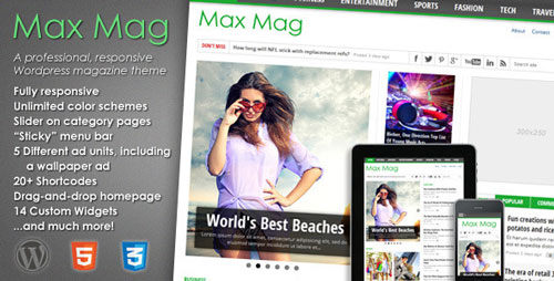 Max Mag - Responsive WordPress Magazine Theme