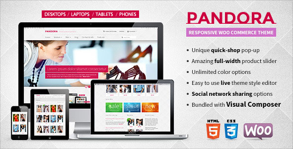 Pandora - Responsive WooCommerce HTML5 Theme v1.1.23