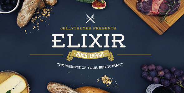 Elixir - Restaurant HTML Responsive Template v1.4