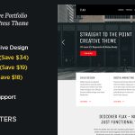 Flax - A Multi-Purpose Portfolio WordPress Theme v1.3.5