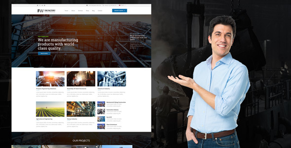 Manufacturing - Factory & Industrial Business Theme v1.1