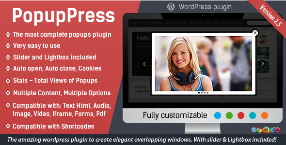 PopupPress - Popups with Slider & Lightbox for WP v2.5.6