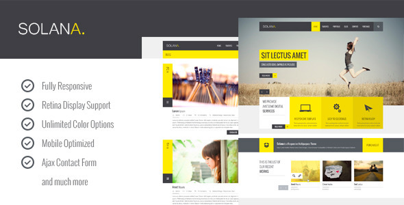 Solana - Responsive HTML5 Template v1.1