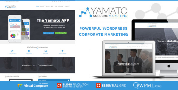 YAMATO - Corporate Marketing WordPress Theme v2.1