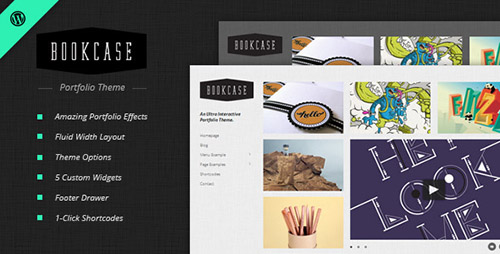 Bookcase v1.54 - WordPress Portfolio Theme