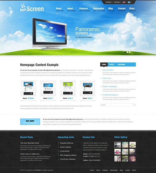 Halfscreen v1.23 - Premium Corporate Portfolio WP Theme