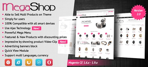 Megashop v2.0.0 - Responsive Magento Themes - CMSmart