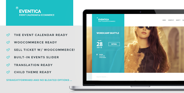 Eventica v1.10.0 - Event Calendar & Ecommerce For WordPress