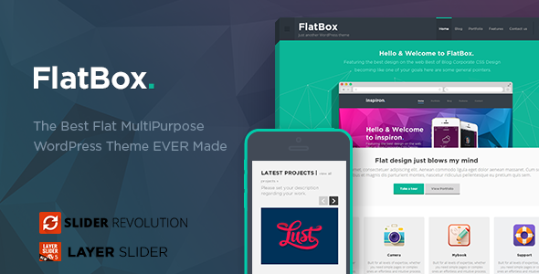 FlatBox v1.0 - Flat Multipurpose WordPress Theme