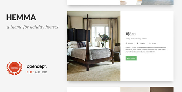 Hemma v1.0.4 - A WordPress theme for Holiday Houses