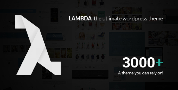 Lambda v1.38.0 - Multi Purpose Responsive Bootstrap Theme