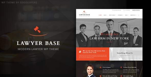 Lawyer Base - Lawyers Attorneys WordPress Theme