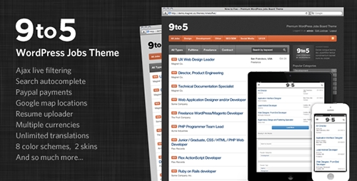 Nine to Five v2.0.2 - Premium WordPress Jobs Theme