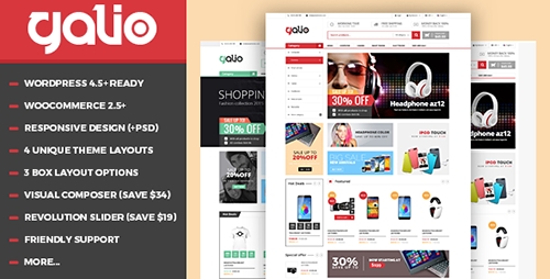 VG Galio v1.6 - Mega Shop Responsive WooCommerce Theme