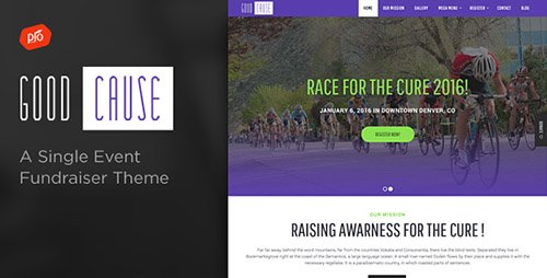 Good Cause v1.4 - A Single Event Fundraiser Theme