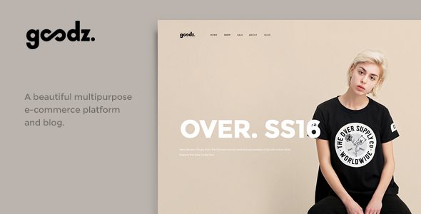 Goodz Shop v1.0.8 - Multipurpose eCommerce Theme