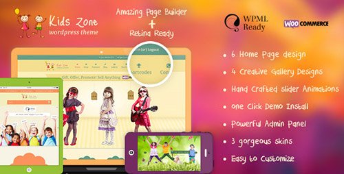 Kids Zone v4.0 - Responsive Children Theme