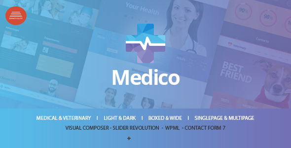 Medico v1.0.5 - Medical & Veterinary WP Theme