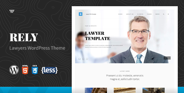 Rely v1.0 - Lawyers WordPress Theme