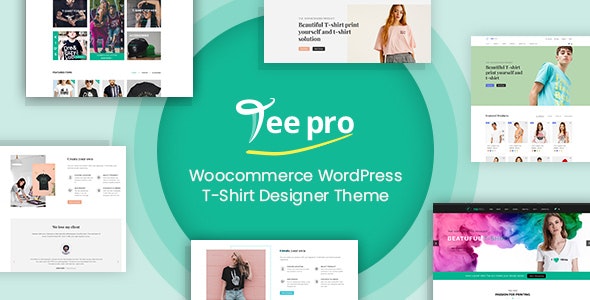 TEEPRO - Woocommerce Custom T-Shirt Designer WordPress Theme Nulled